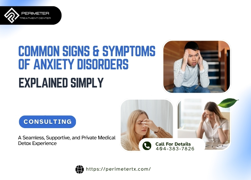 Signs & Symptoms of Anxiety Disorders