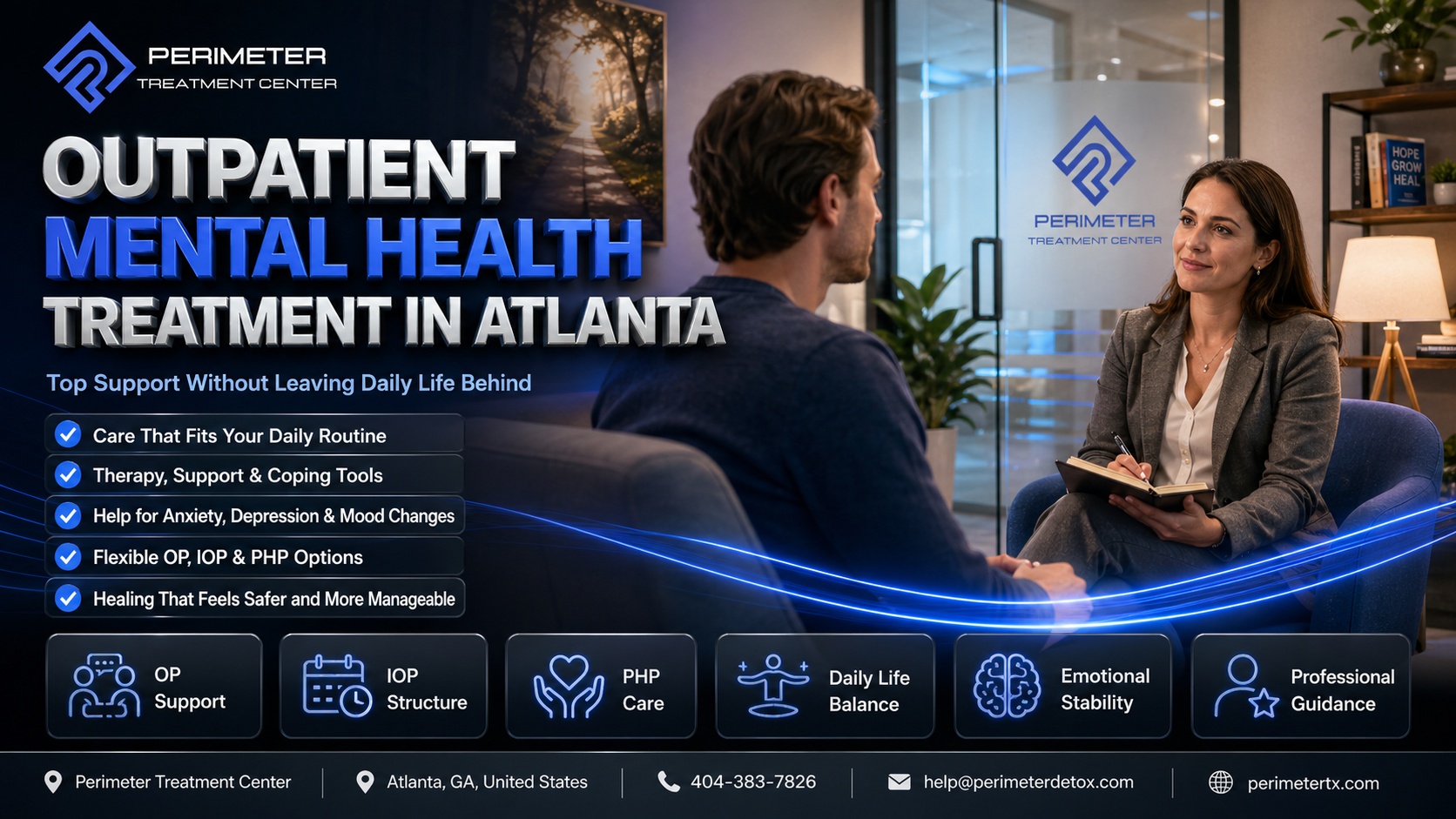 Outpatient mental health treatment in Atlanta