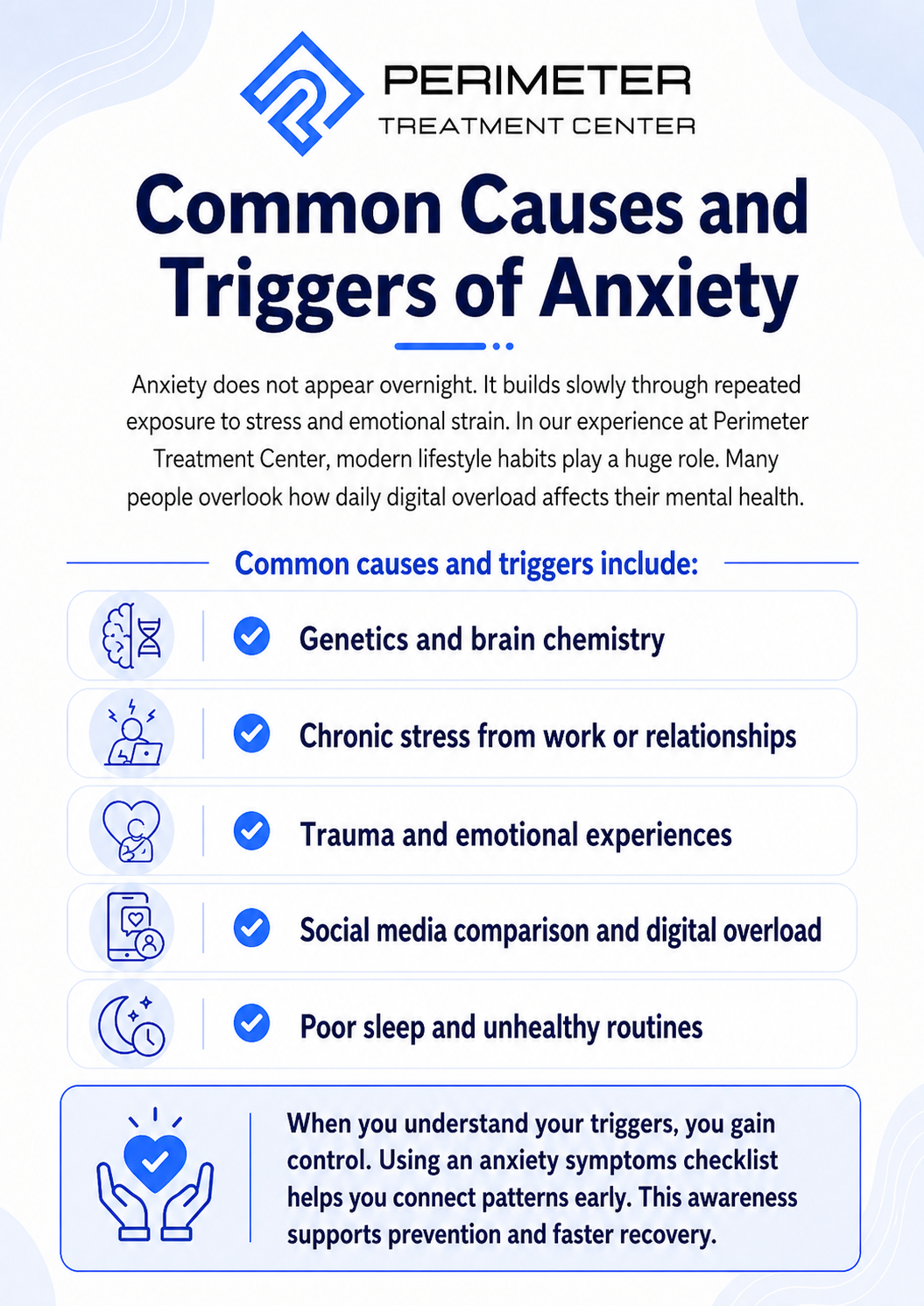 anxiety symptoms checklist