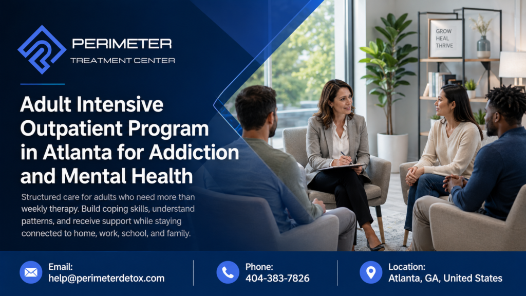 Adult Intensive Outpatient Program in Atlanta for Addiction and Mental Health